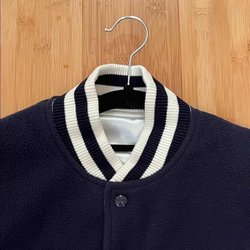 Ralph Lauren polar fleece reversible Varsity bomber Jacket - Picture 10 of 16